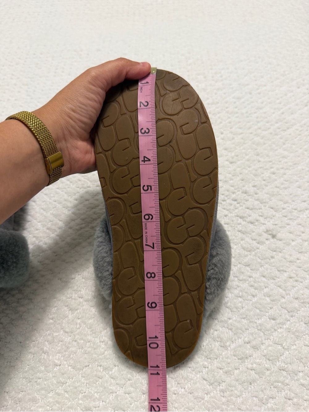 Ugg Scuffette II Regenerate Gray Slippers Women’s Size 9 - Picture 9 of 10